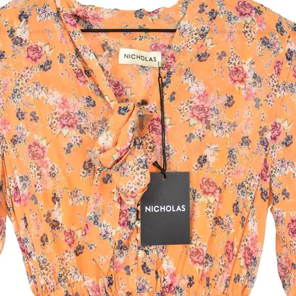 Nicholas Ruffle Mini Dress, size 4, NWT - Picture 3 of 9